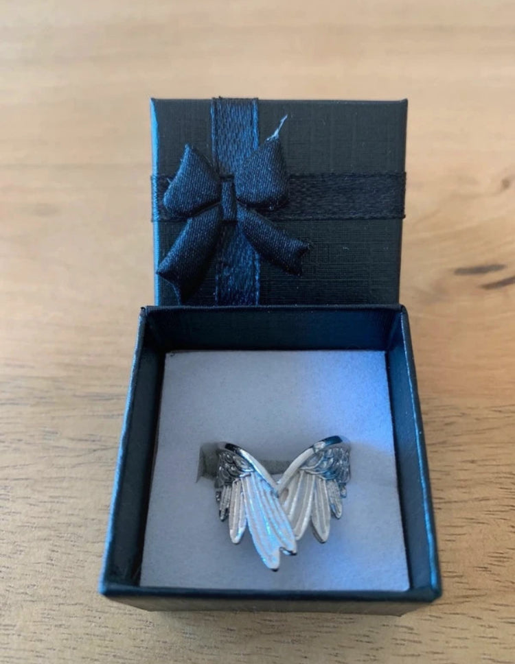 Bague Ailes d'ange – Argentée