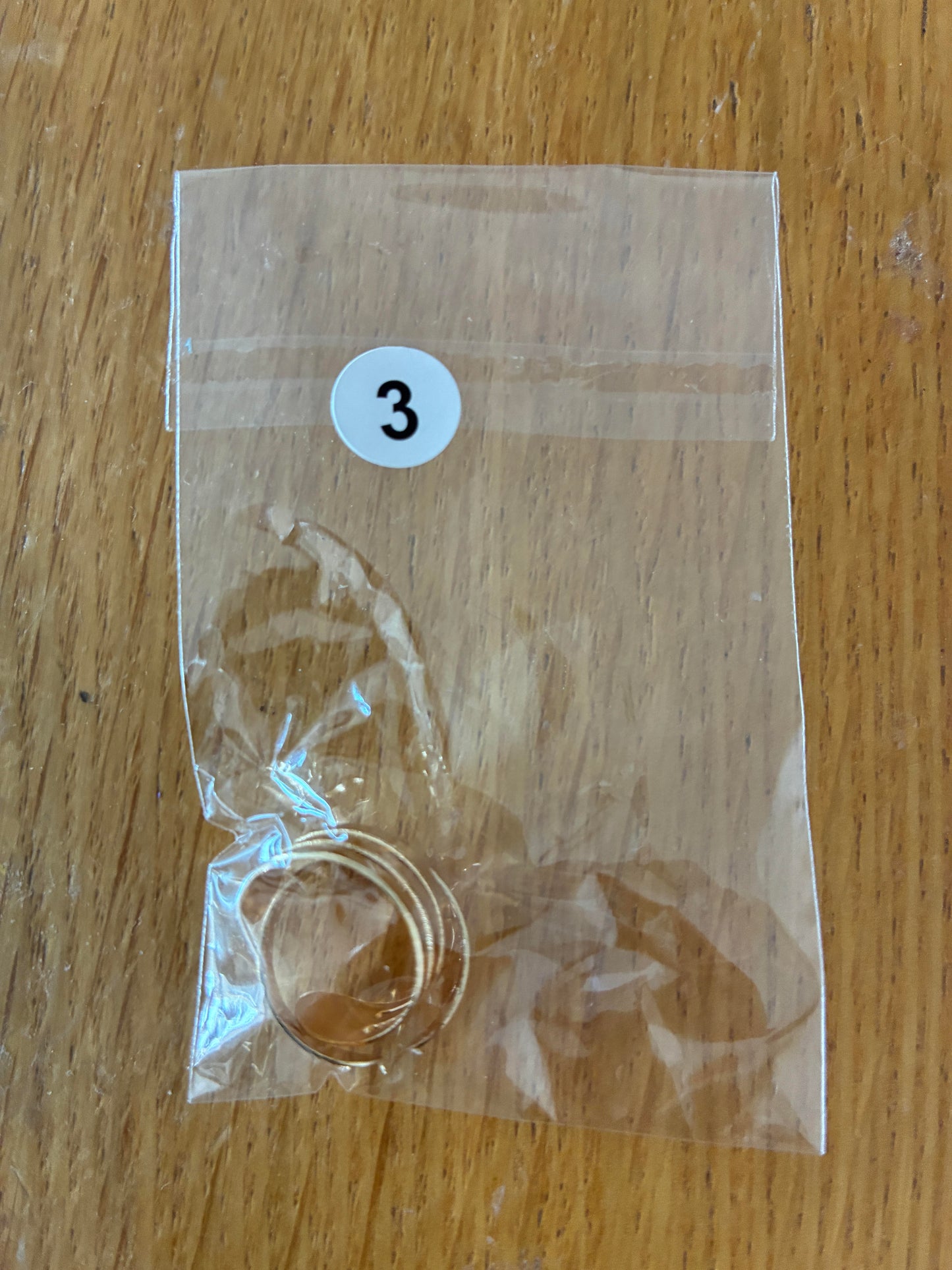 Lot de 2 bagues d'orteil Harmonie dorées – ajustables
