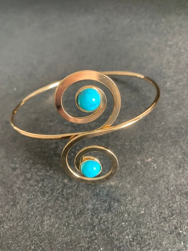 Bracelet de bras Azur doré