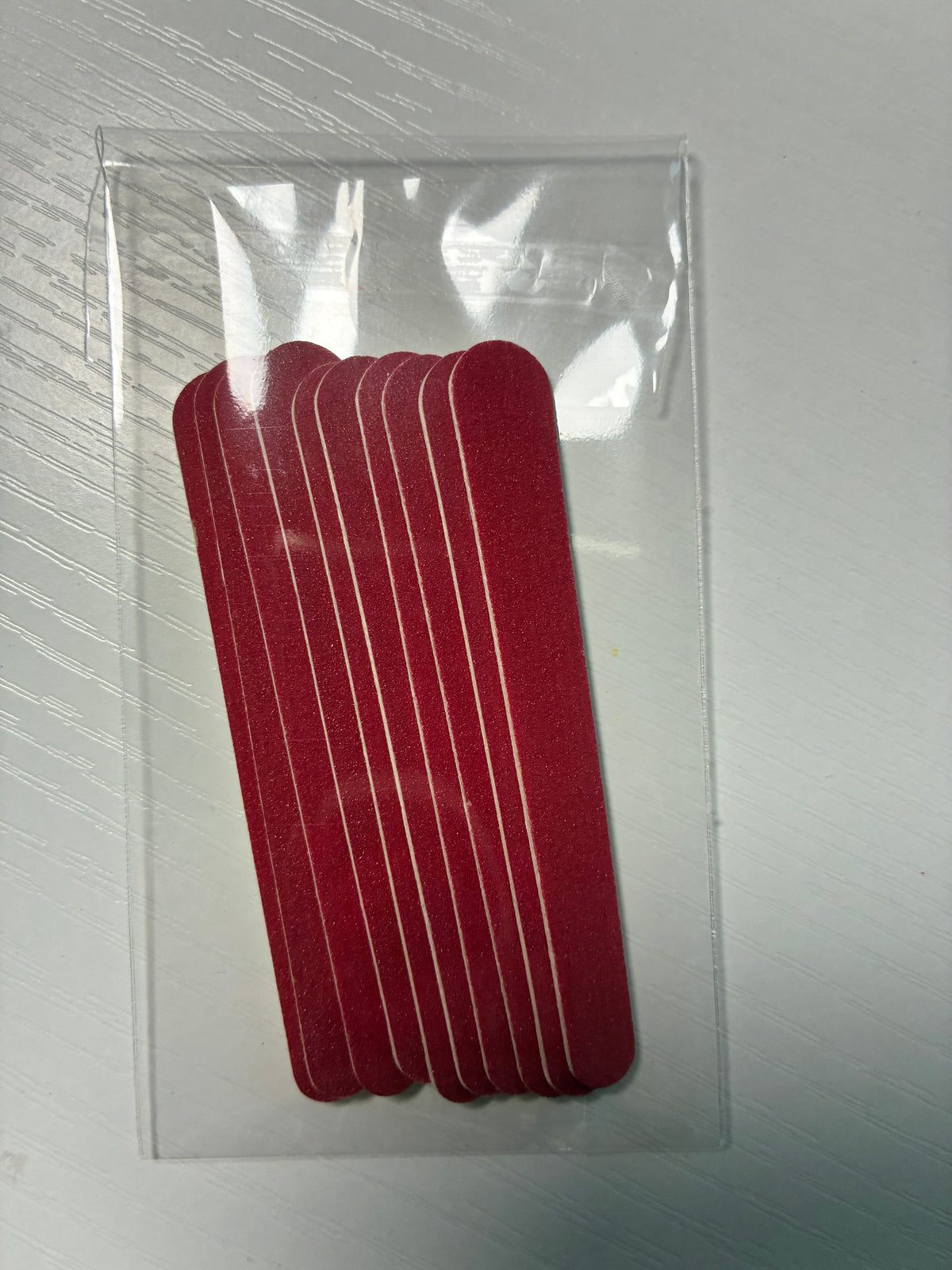 lot de 10 limes à ongles bordeaux