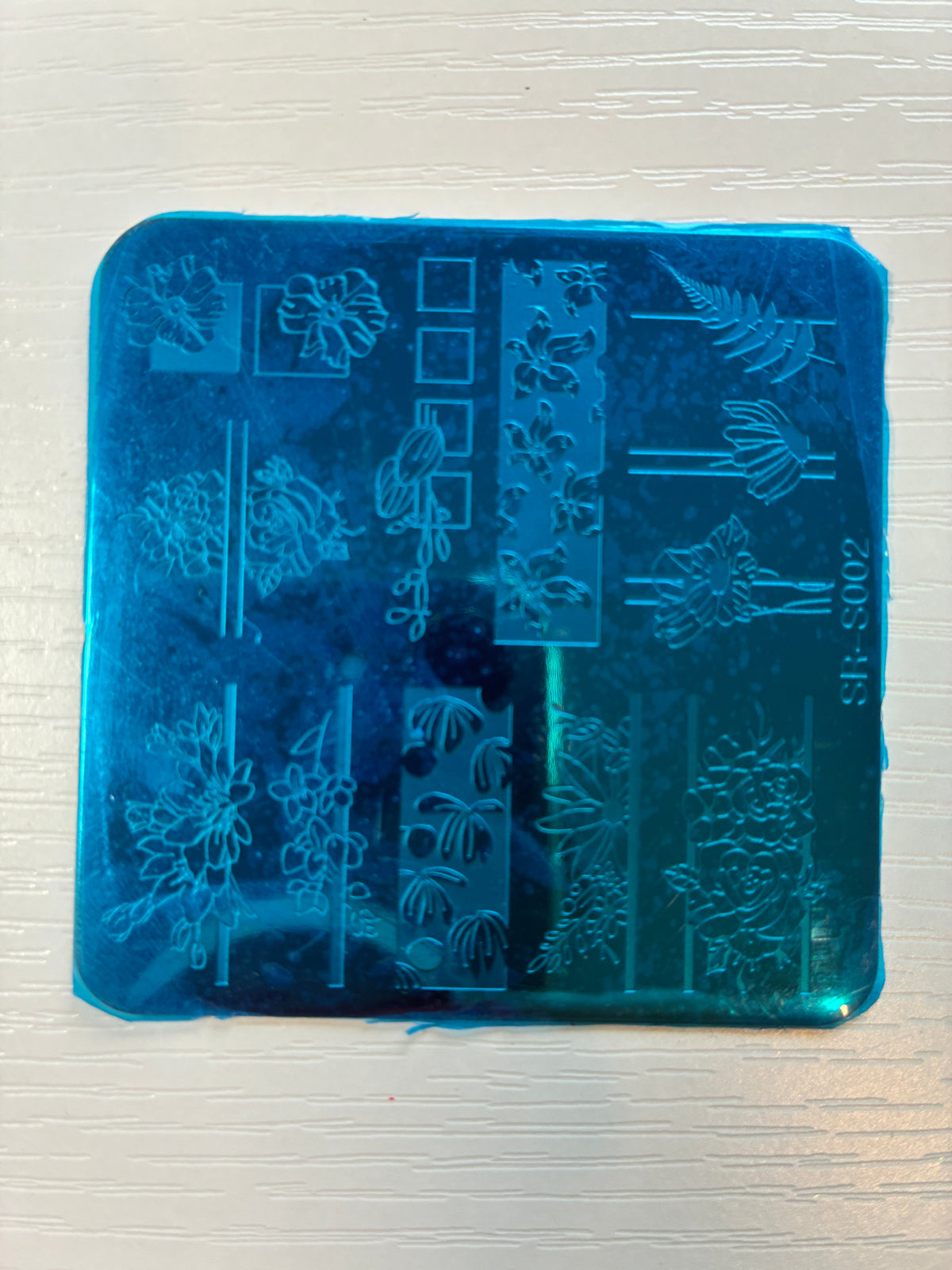 Plaque de stamping – Fleurs