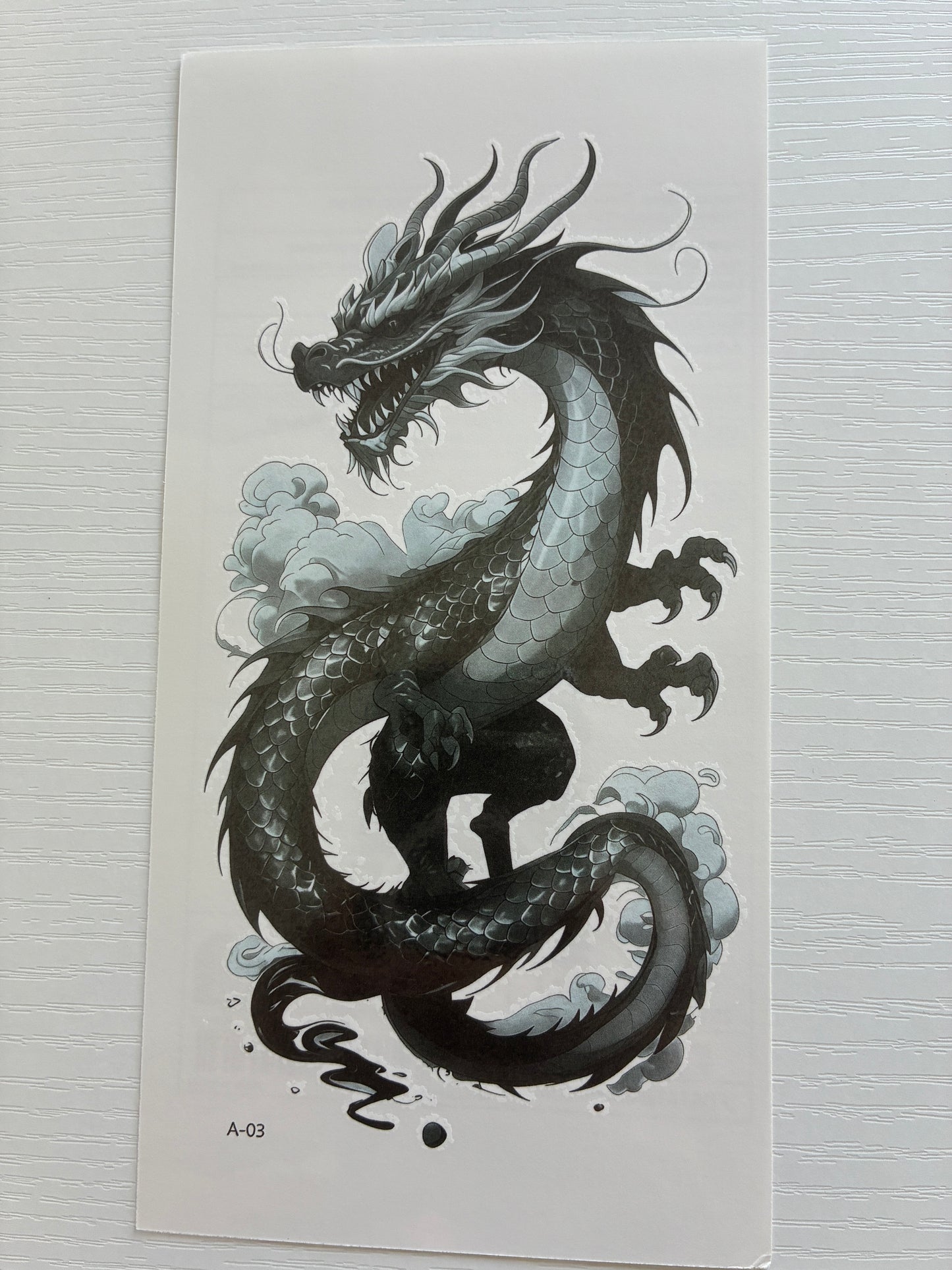 Tatouage éphémère dragon N°3