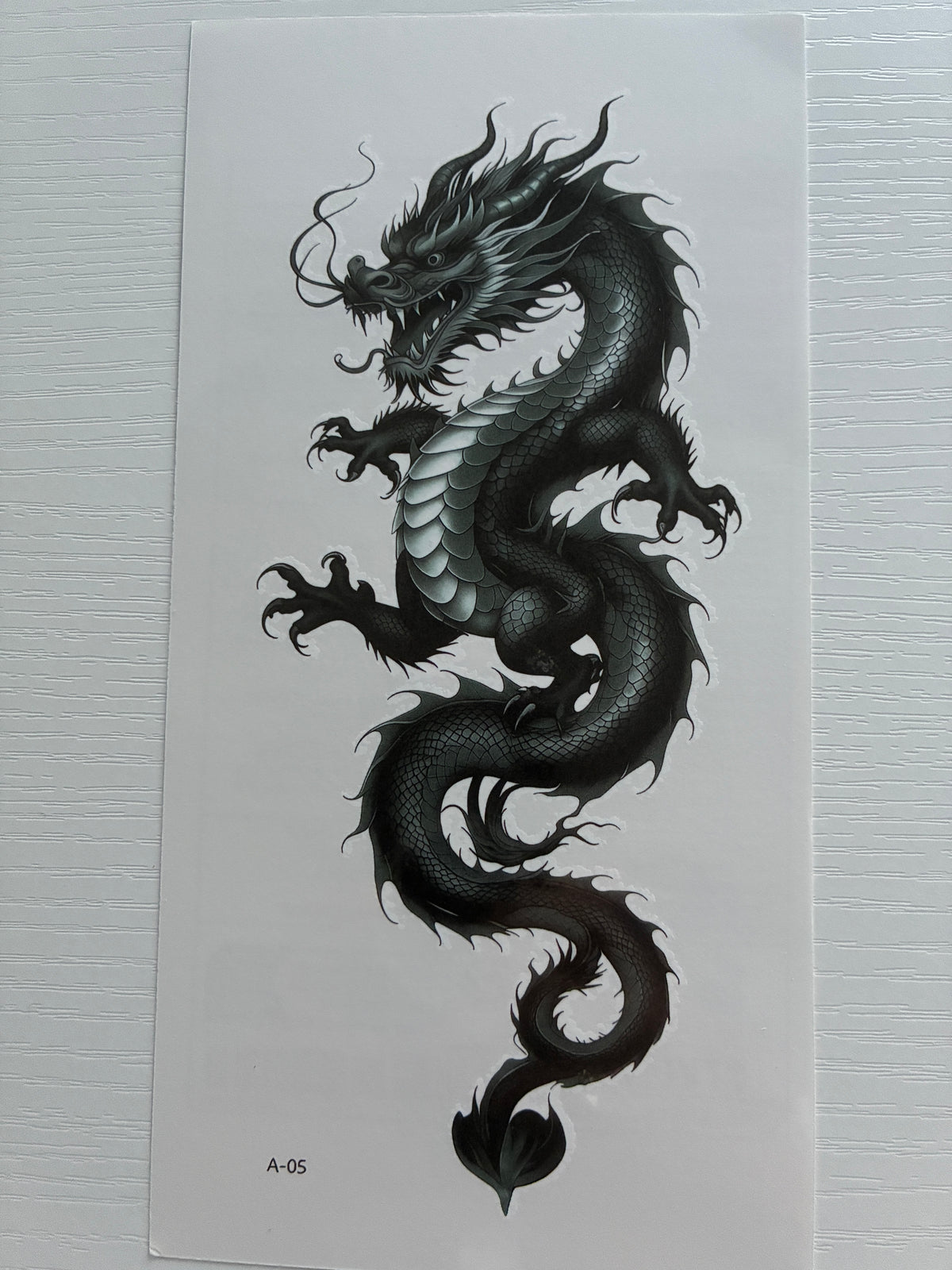Tatouage éphémère dragon N°5