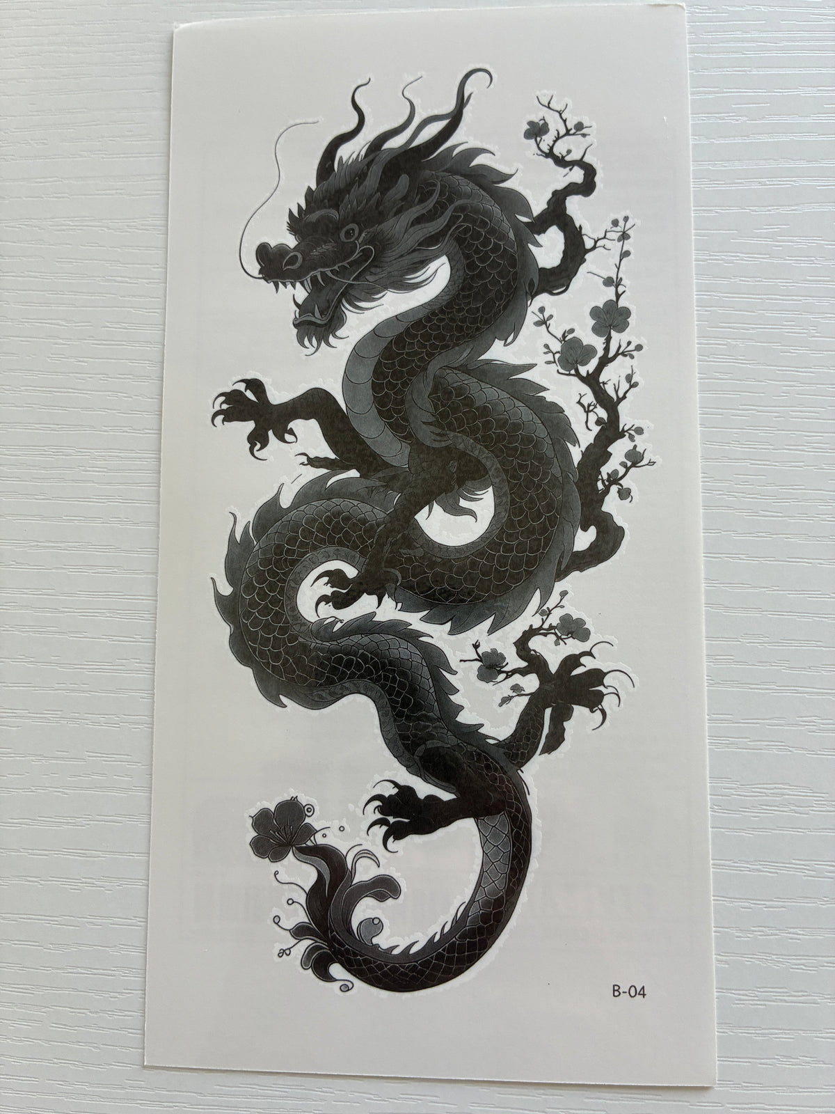 Tatouage éphémère dragon N°9