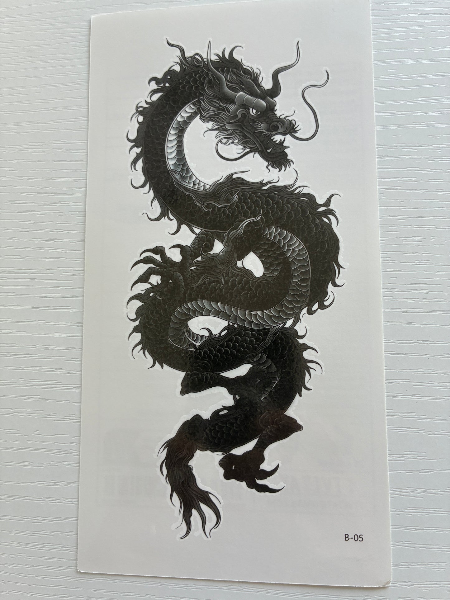 Tatouage éphémère dragon N°10
