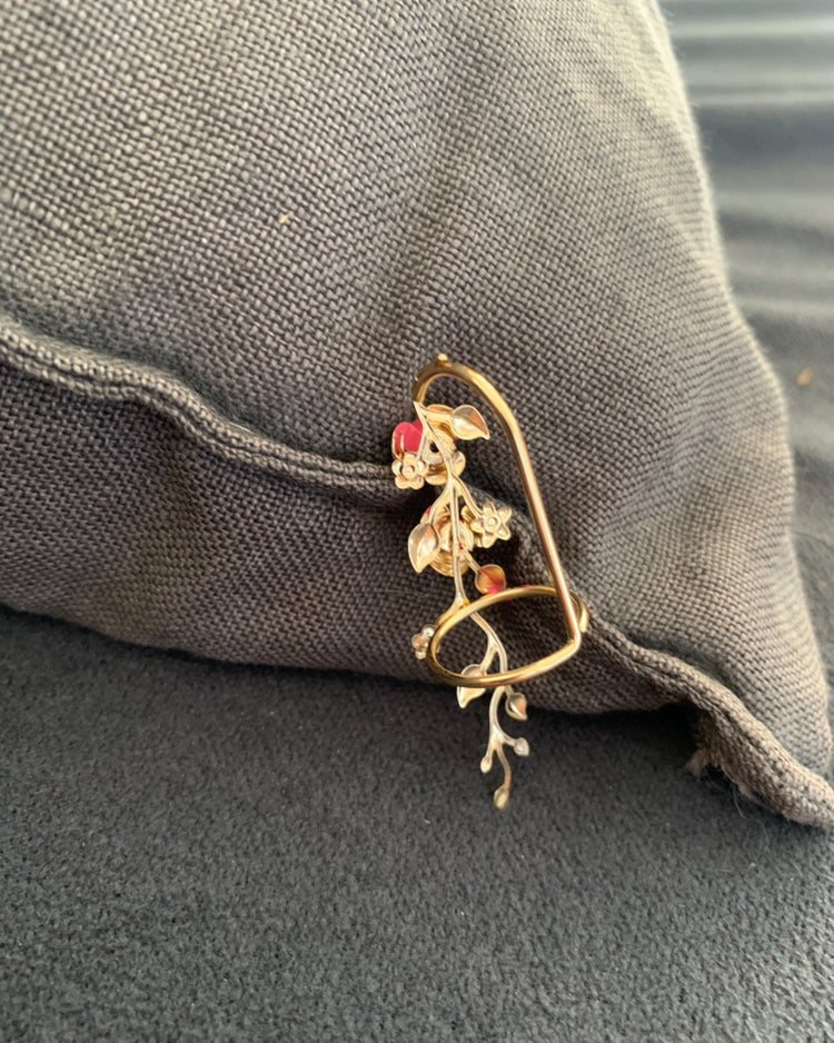 Bague Roseraie royale dorée