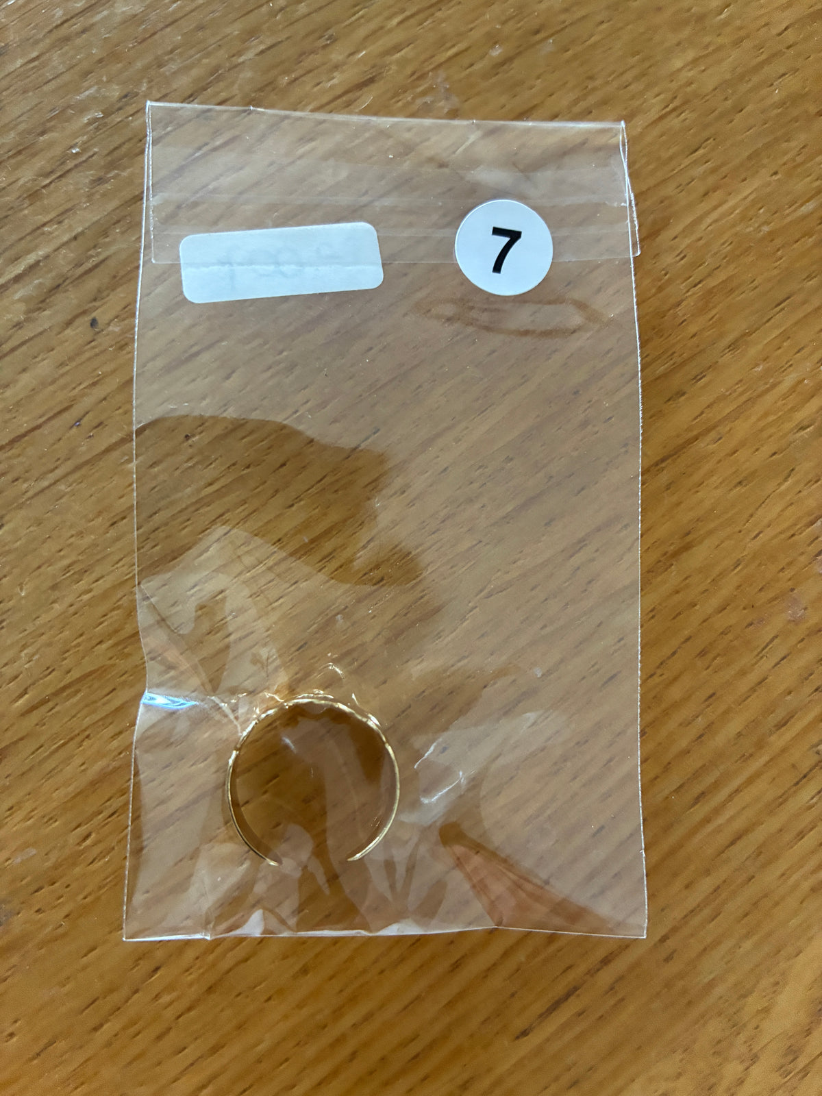 Bague d'orteil Cœurs dorée – ajustable