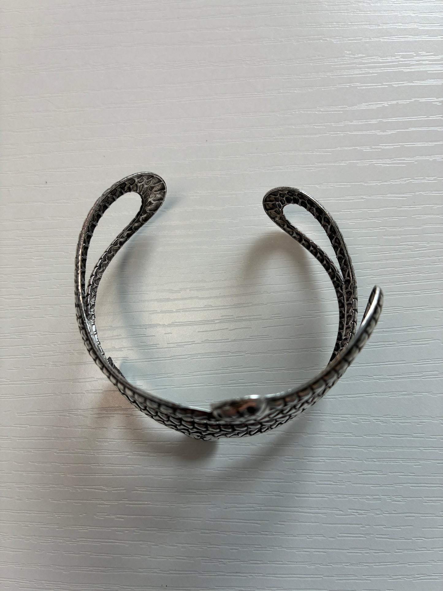 Bracelet Serpent royal argenté – Bracelet de poignet ajustable