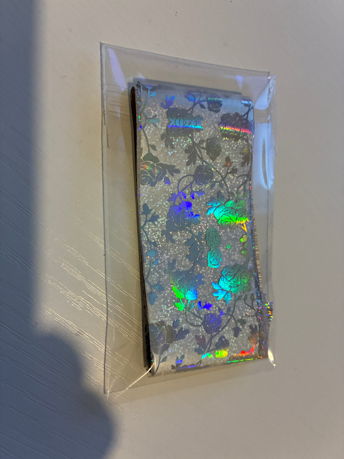 lot de 8 foils holographiques assortis pour nail art
