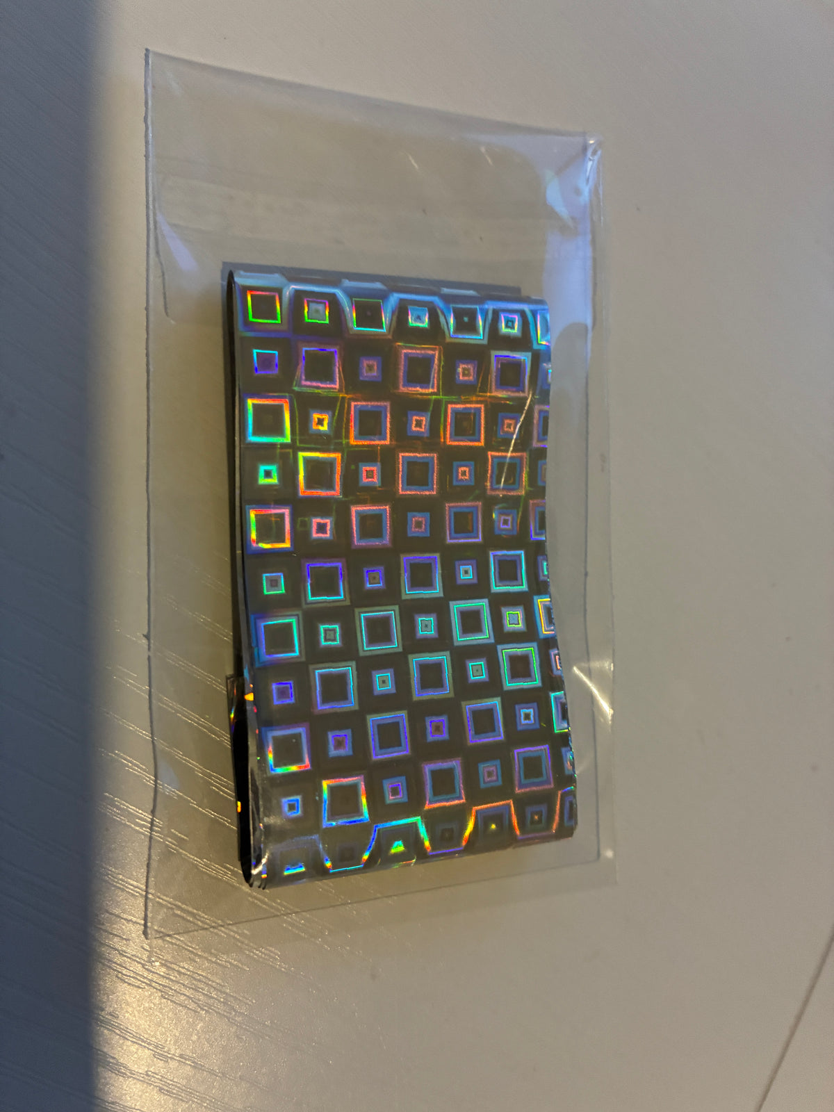 lot de 8 foils holographiques géométriques et étoiles pour nail art