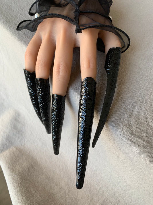 Griffe Souveraine noire – 11 cm – ajustable
