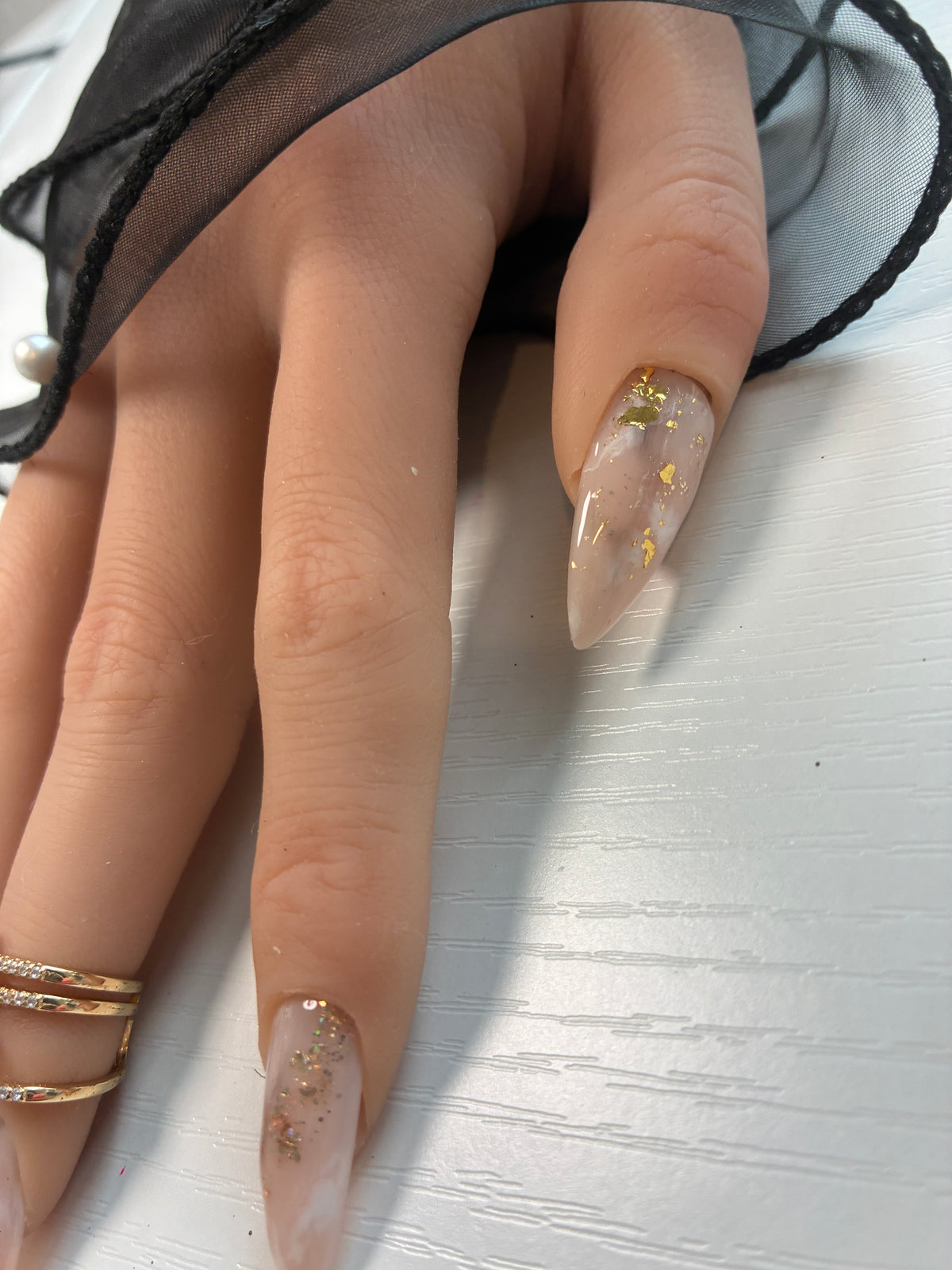 Kit découverte 24 Press-On Nails – Marbre Précieux