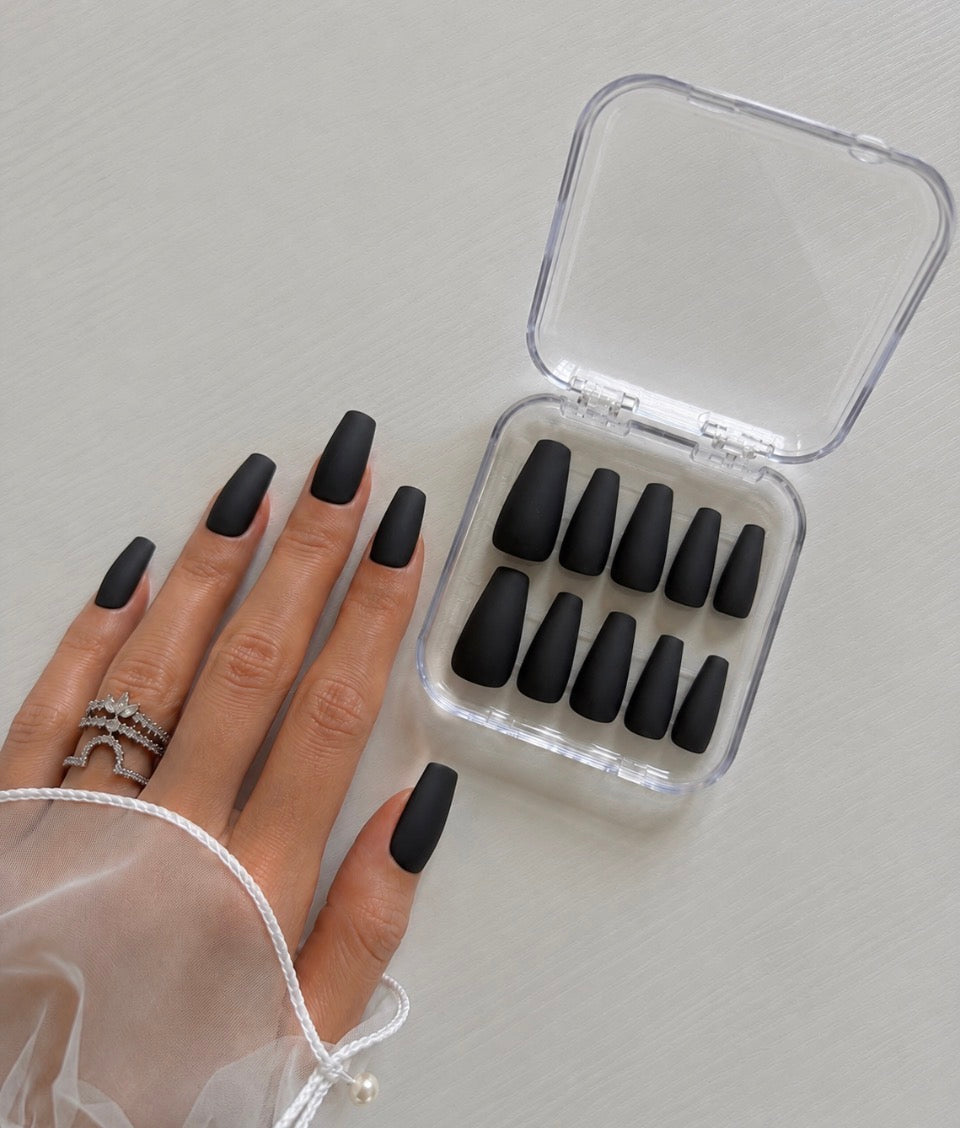 Les Essentiels – Ébène mat – Ballerine L