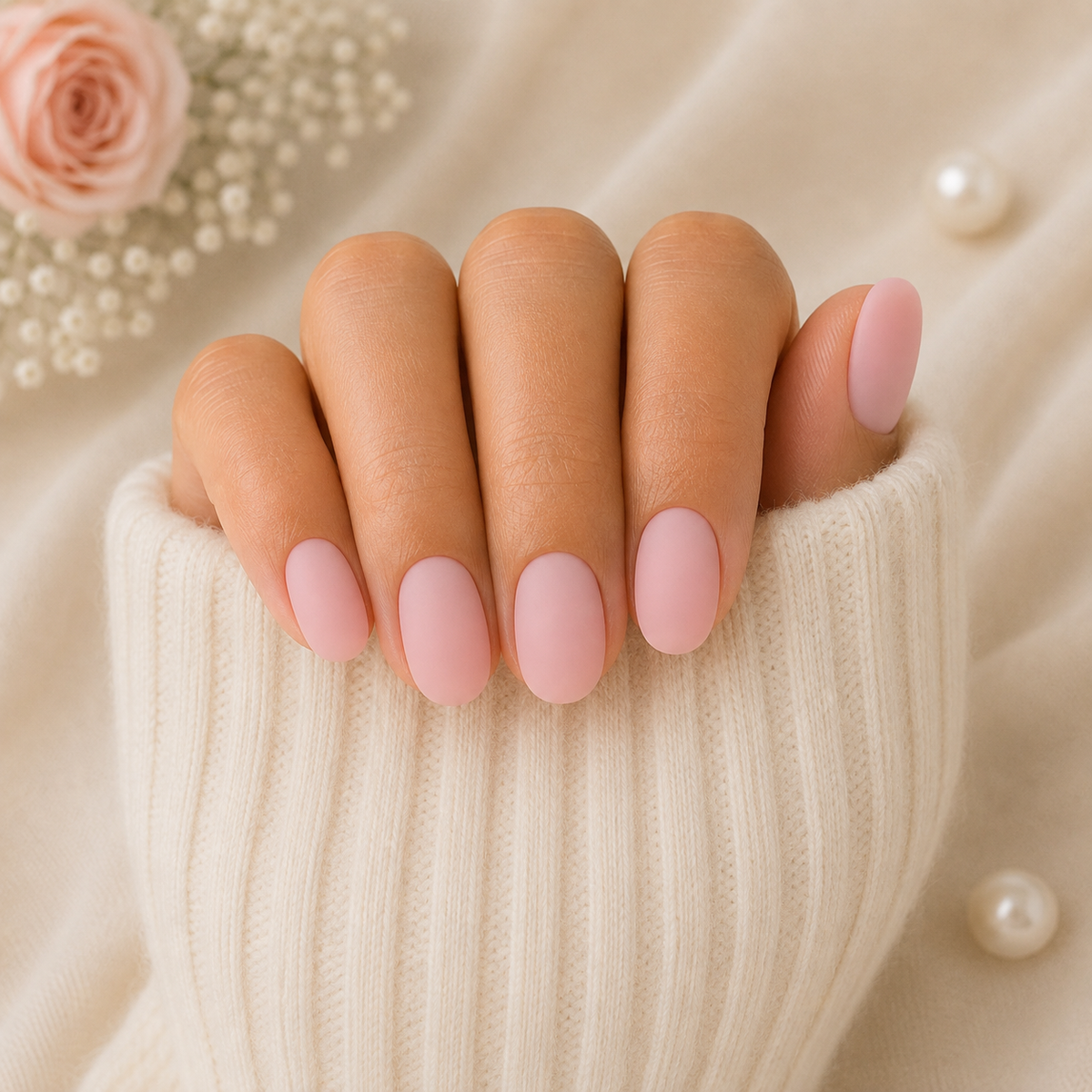 Les Essentiels – Rose dragée mat – Rond court XS