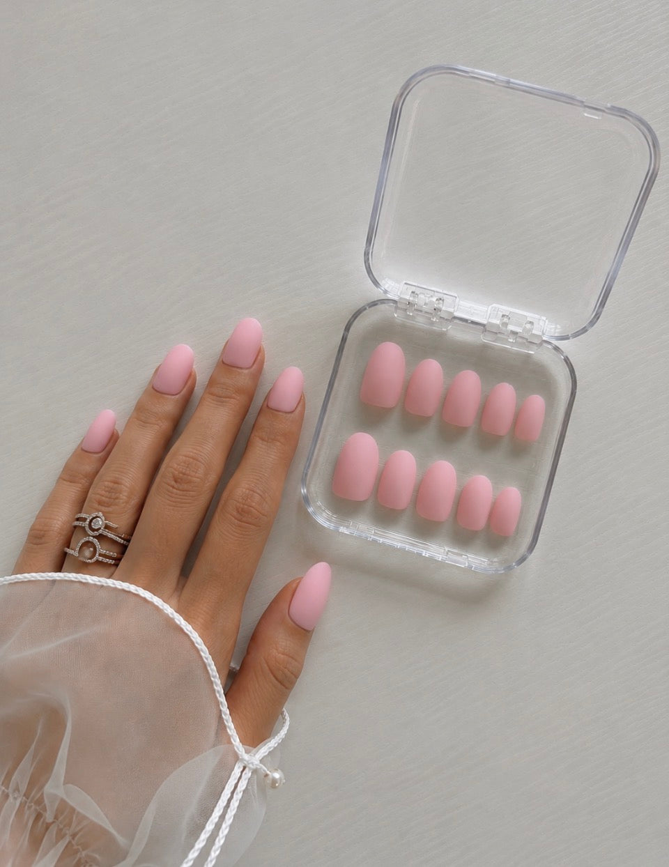Les Essentiels – Rose dragée mat – Rond court XS