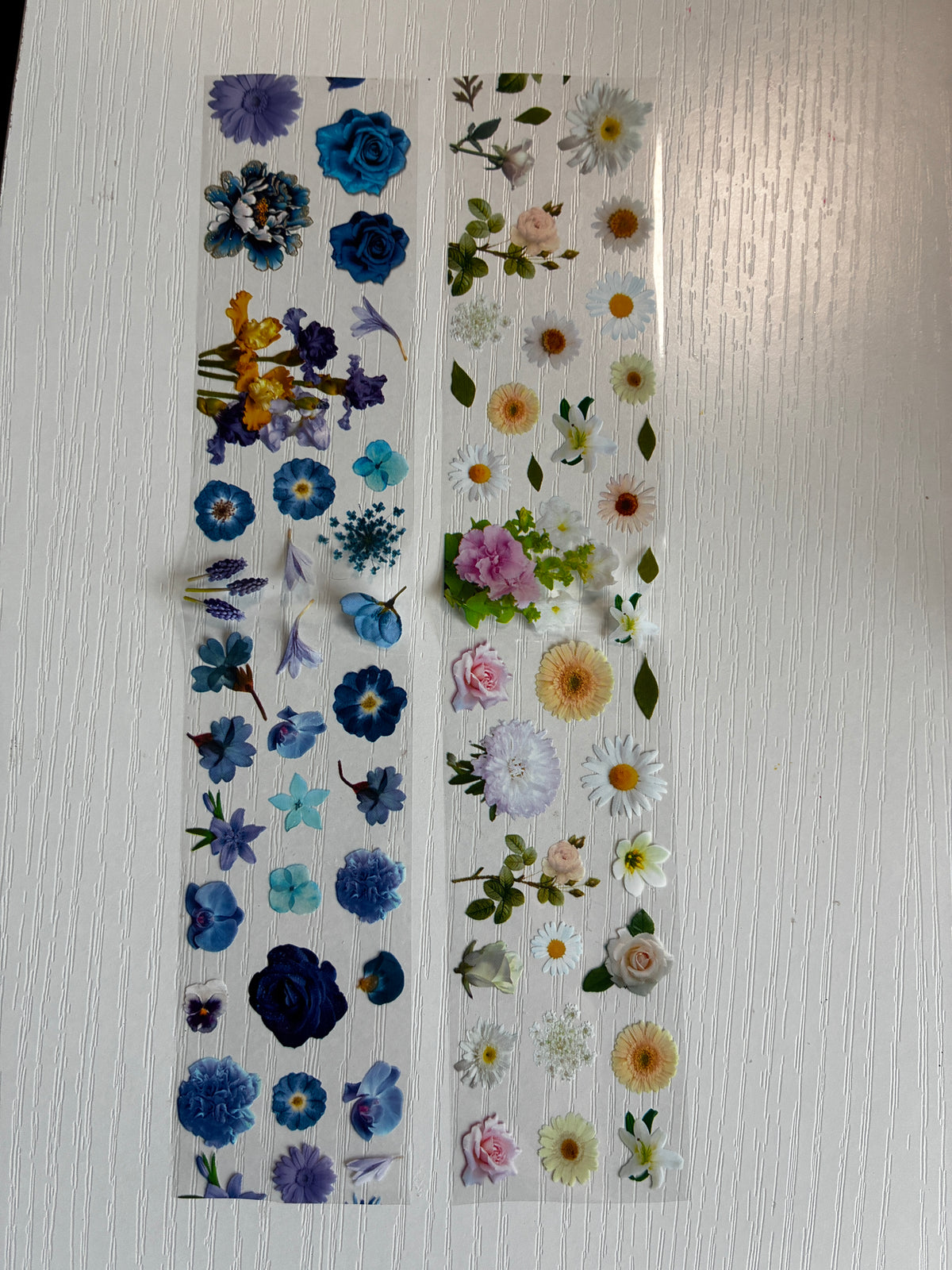 lot de 5 foils fleurs assorties pour nail art
