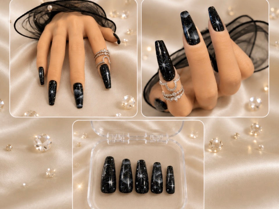 Nuit Étoilée Black – Ballerine L