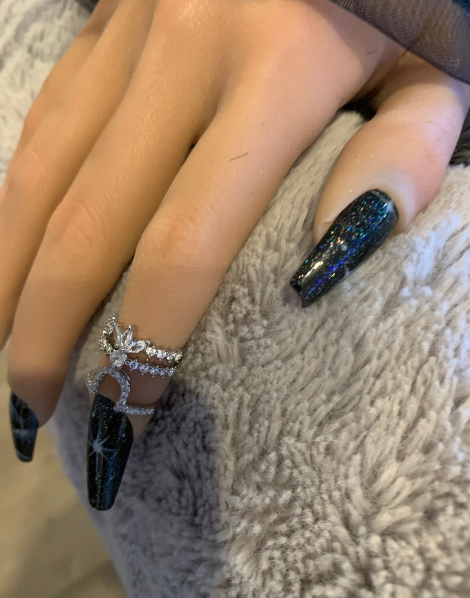 Nuit Étoilée Black – Ballerine L