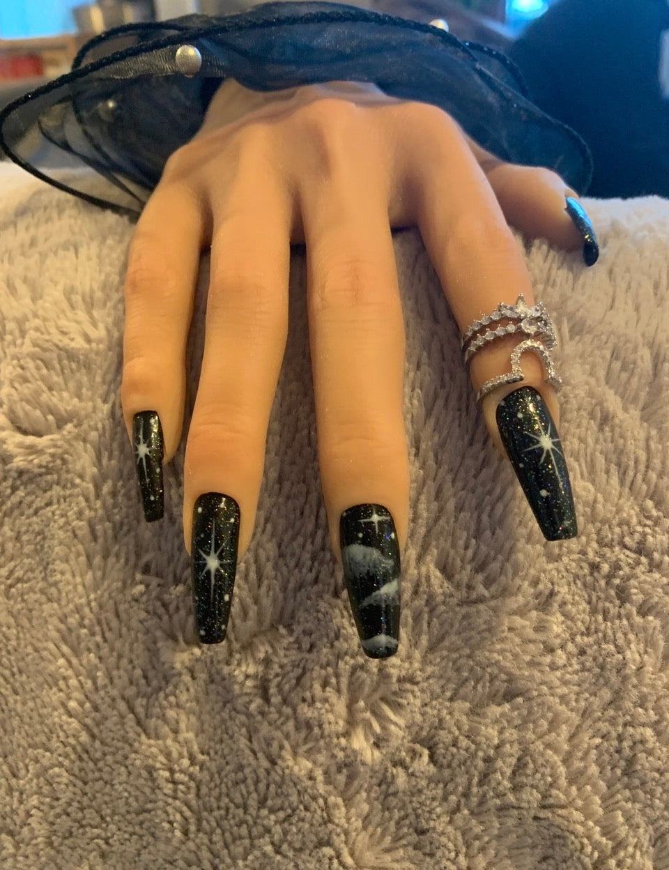 Nuit Étoilée Black – Ballerine L