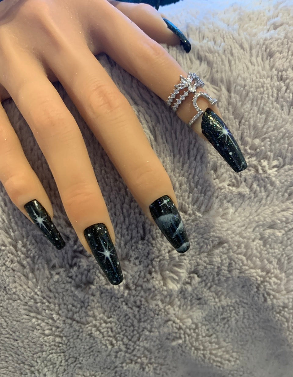 Nuit Étoilée Black – Ballerine L