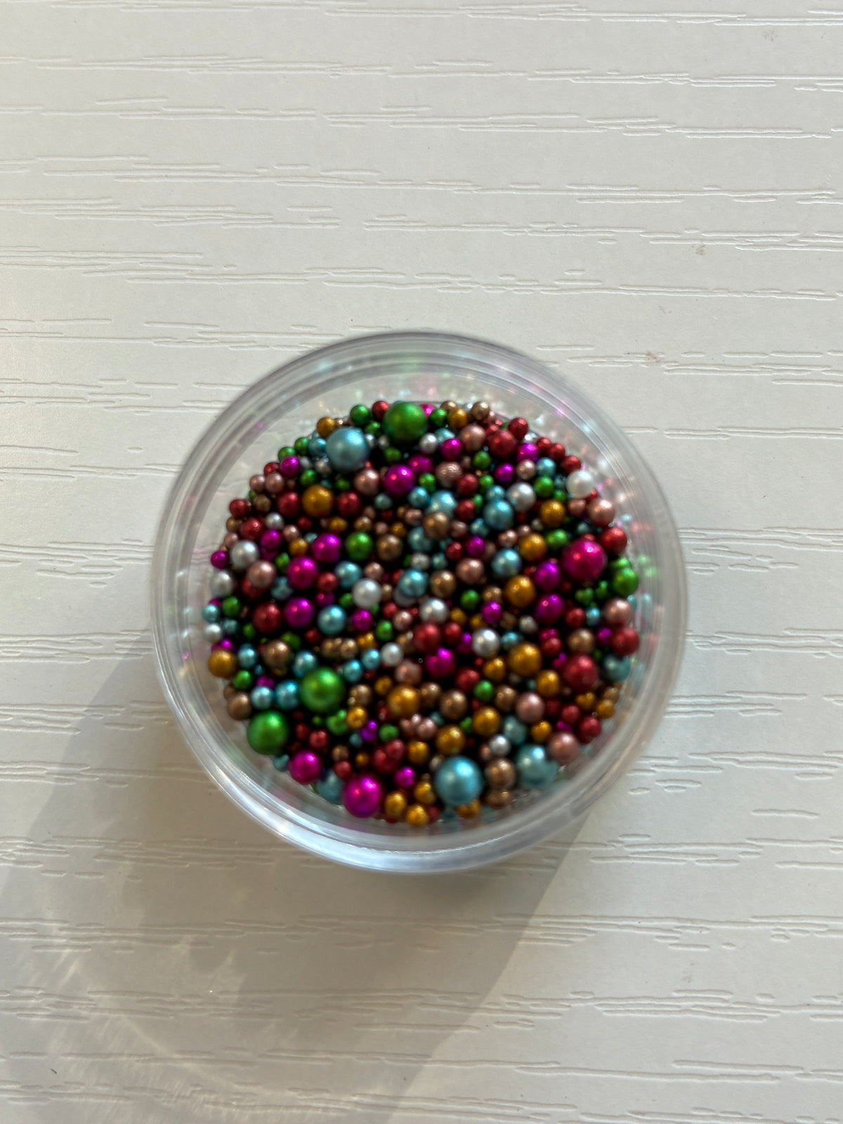 Perles caviar multicolores pour nail art – Tailles assorties