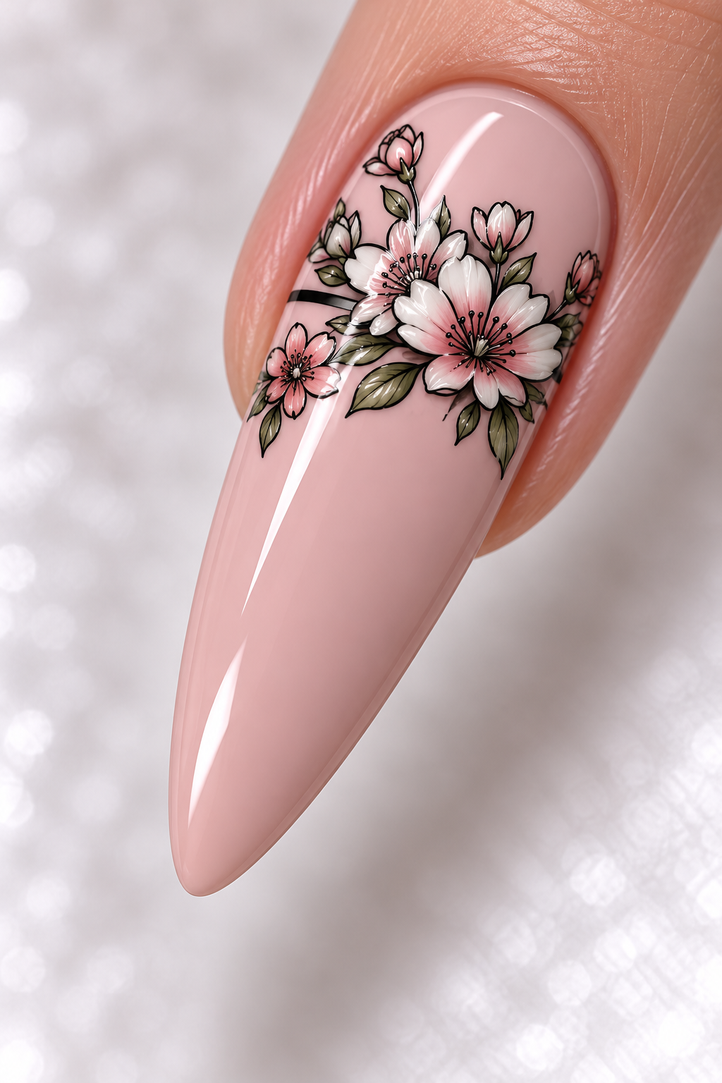 Plaque de stamping – Fleurs