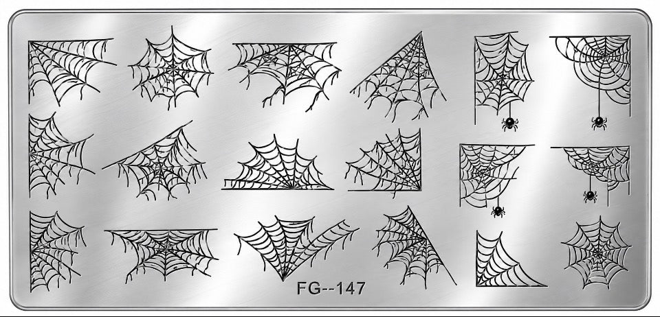 Plaque de stamping – Toiles d’araignée