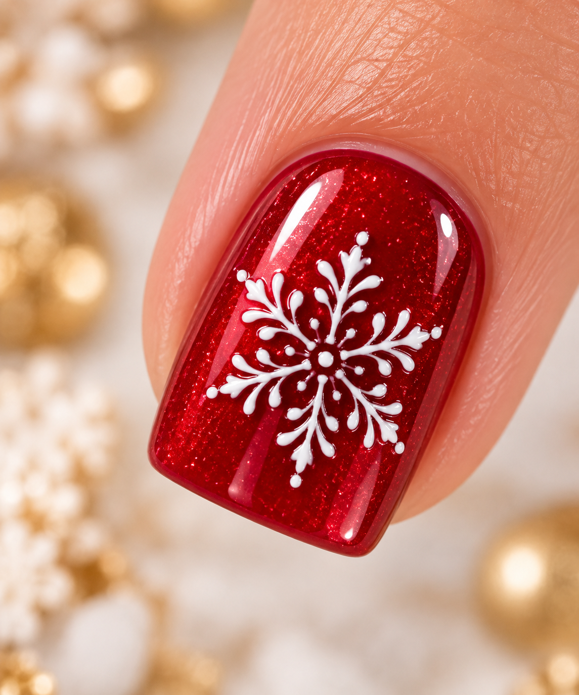Pochoirs pour ongles – Flocons de neige et sapins de Noël
