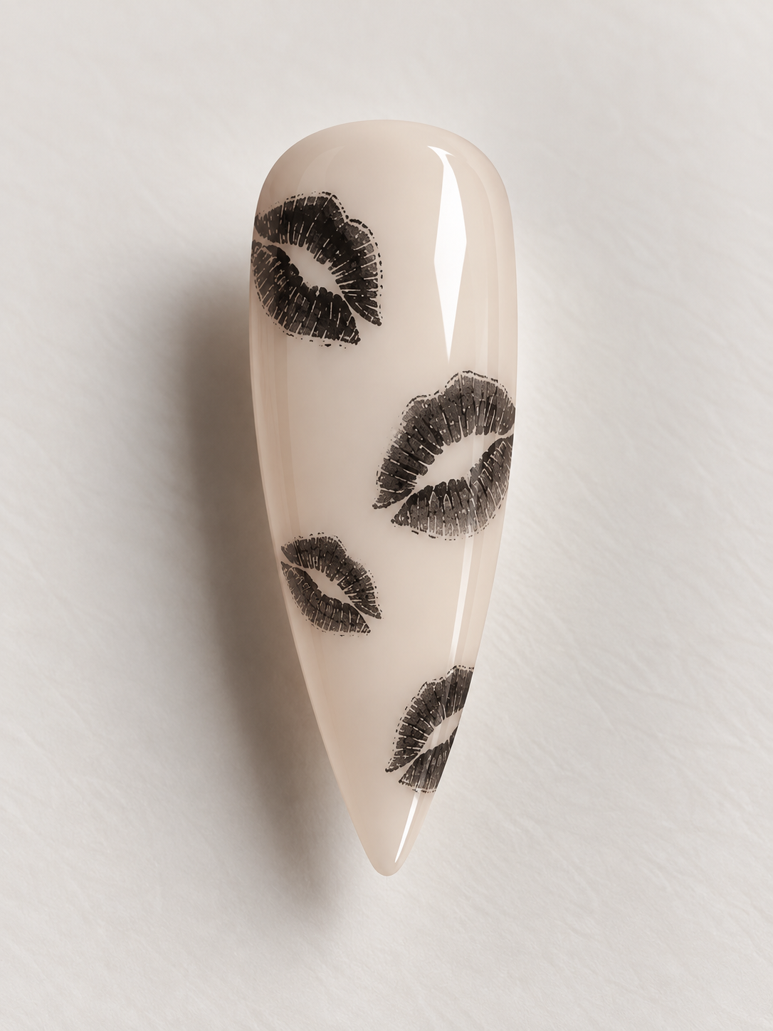 Stickers pour ongles – Bouches noires