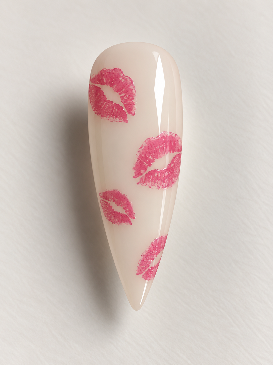 Stickers pour ongles – Bouches roses