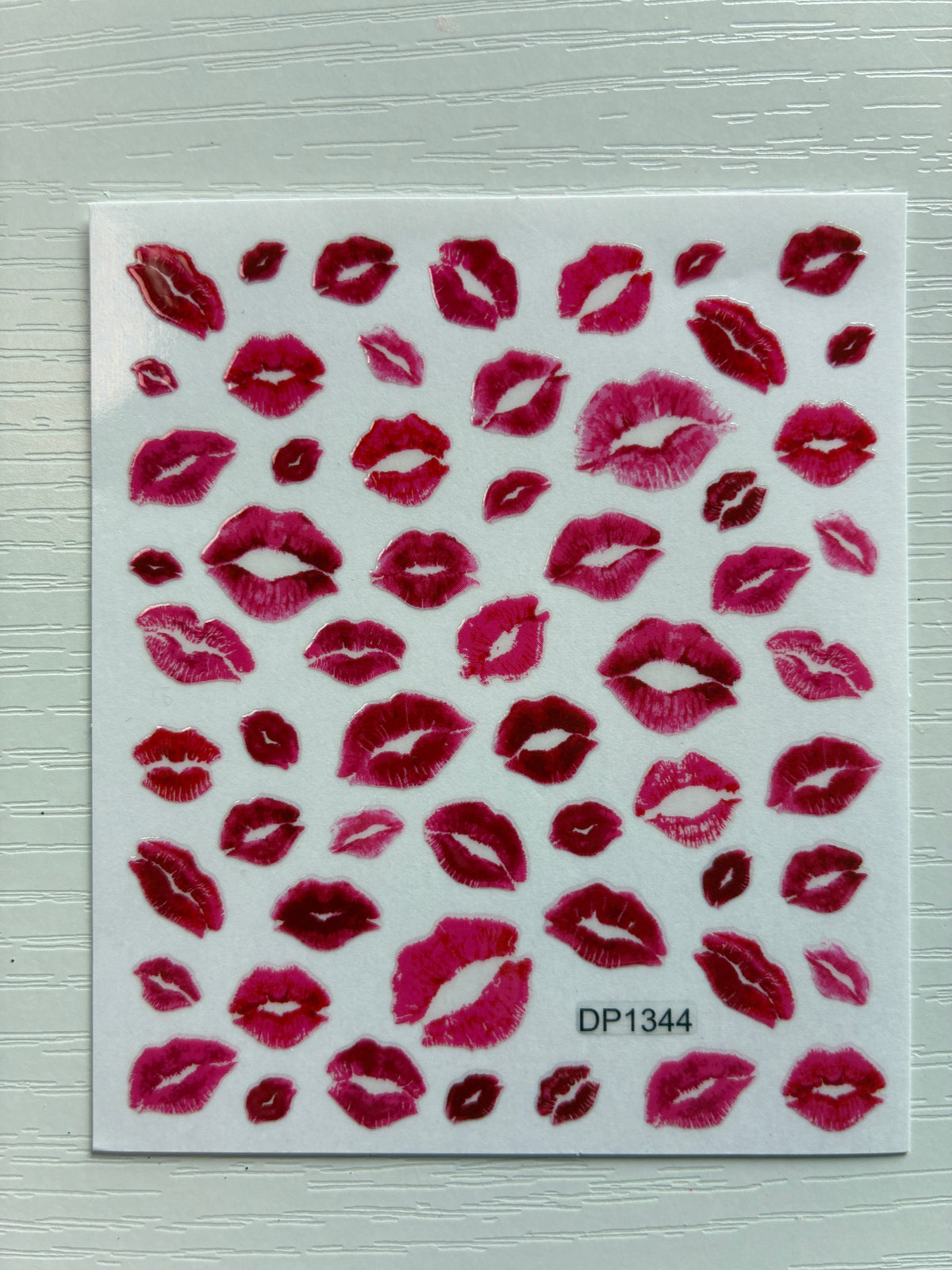 Stickers pour ongles – Bouches rouges