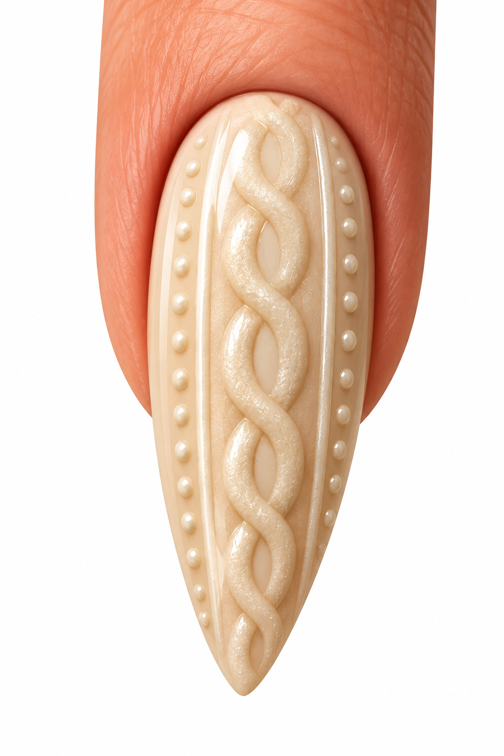 Stickers pour ongles – Nail Art façon pull en relief