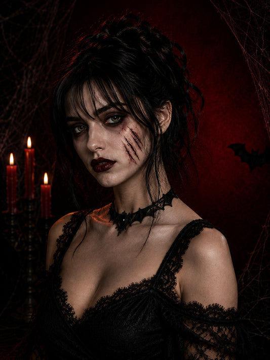 Planche de tatouages éphémères Griffures Sanglantes – Halloween