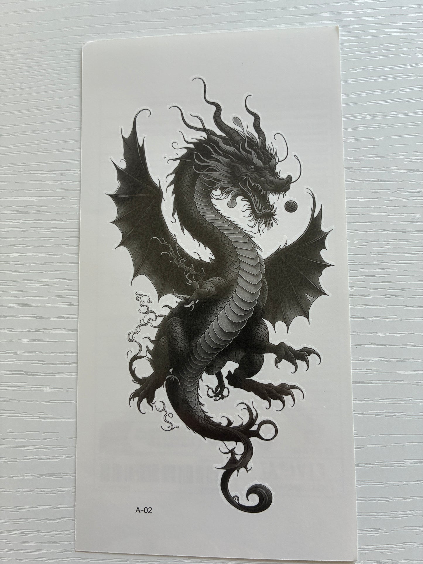 Tatouage éphémère dragon N°2