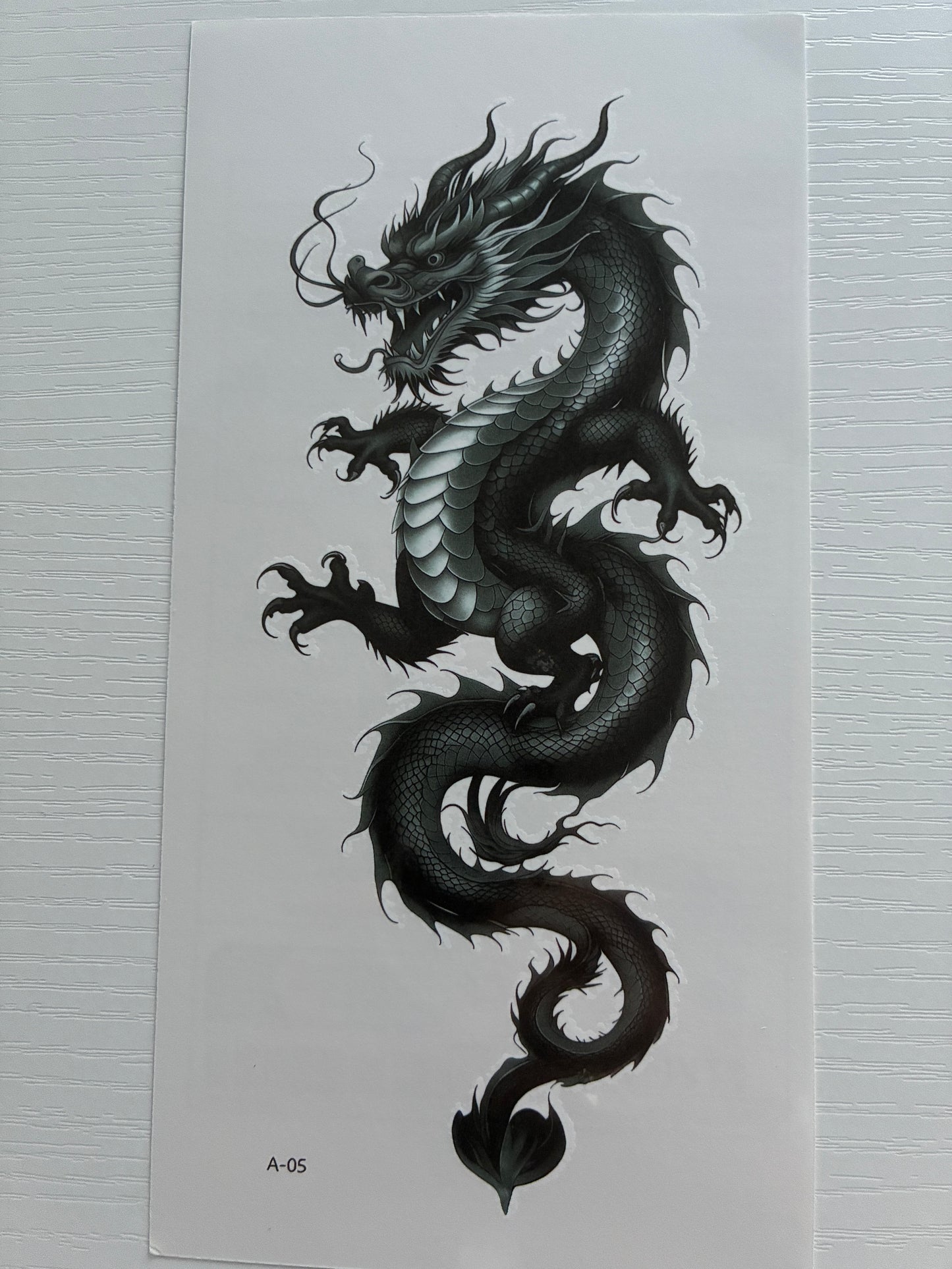 Tatouage éphémère dragon N°5