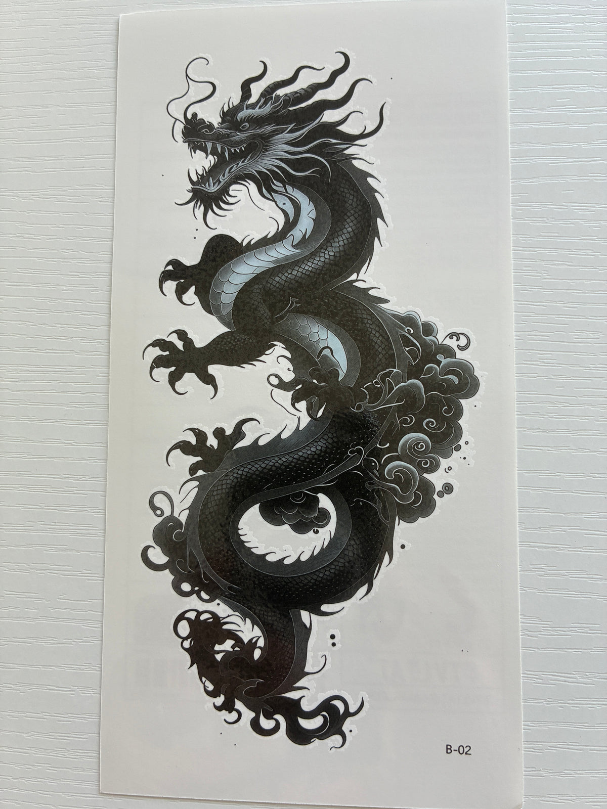 Tatouage éphémère dragon N°7