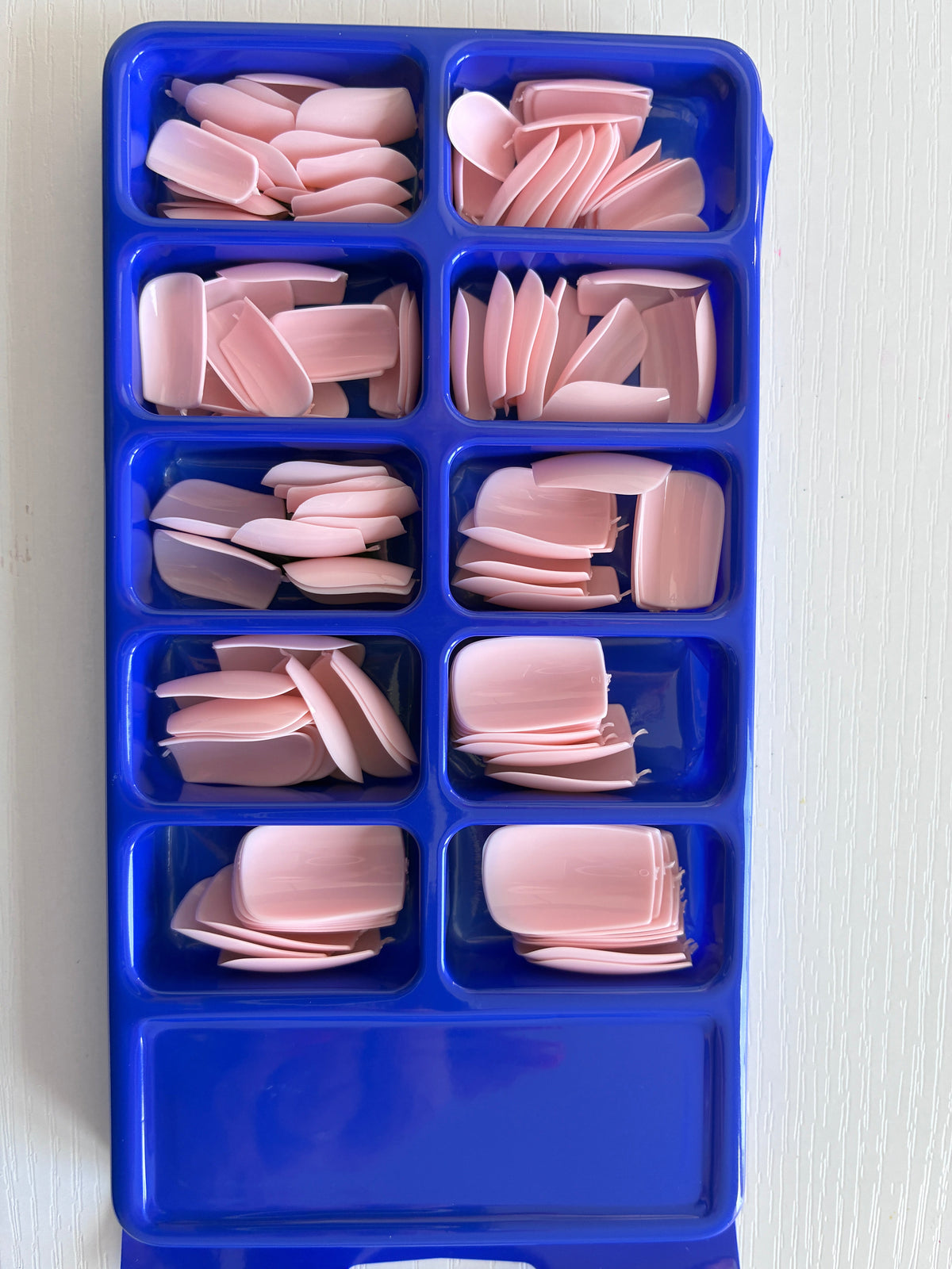 120 capsules carrées nude – 12 tailles + accessoires de pose