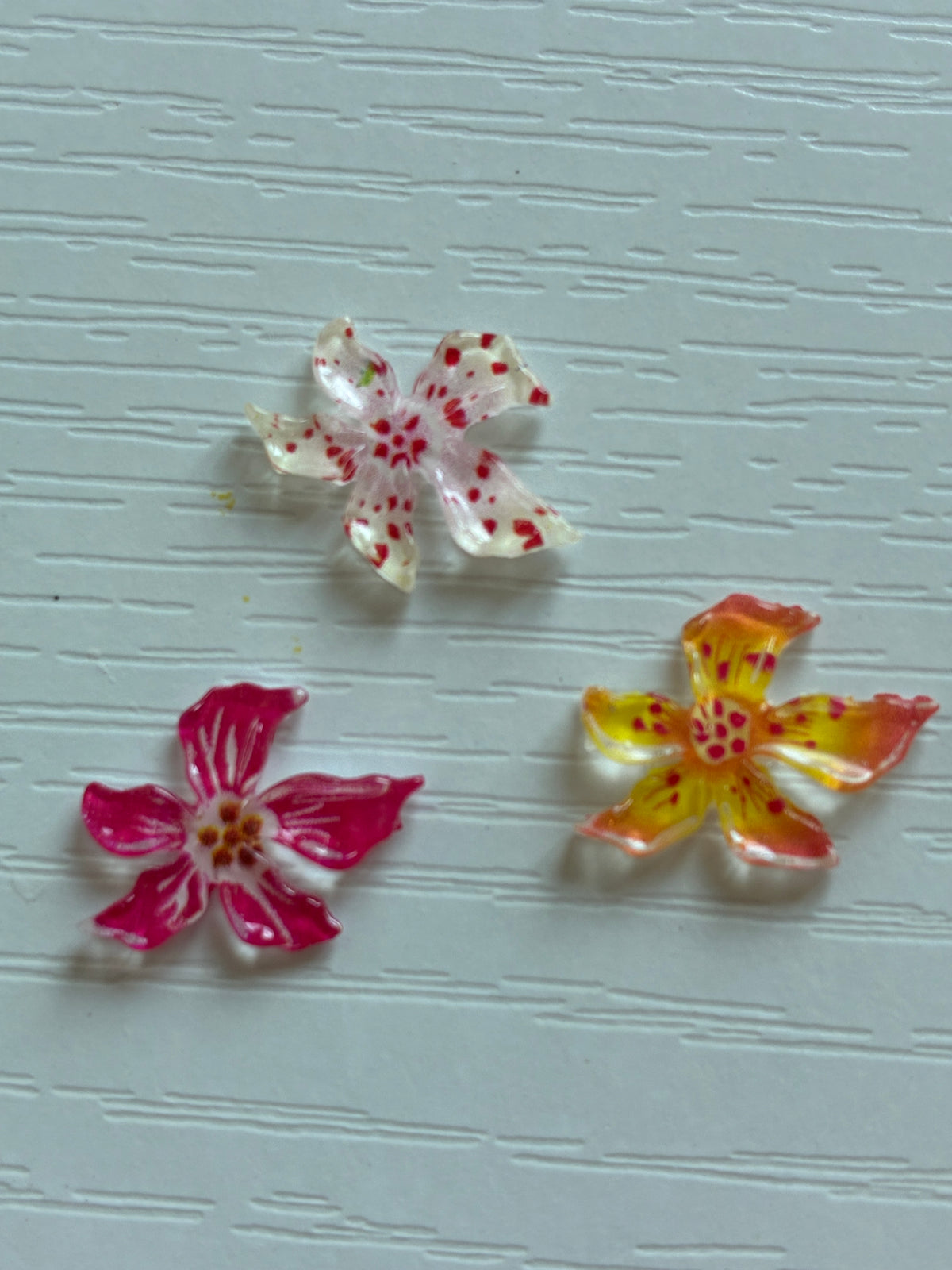 Fleurs 3D multicolores – Lot assorti de 20