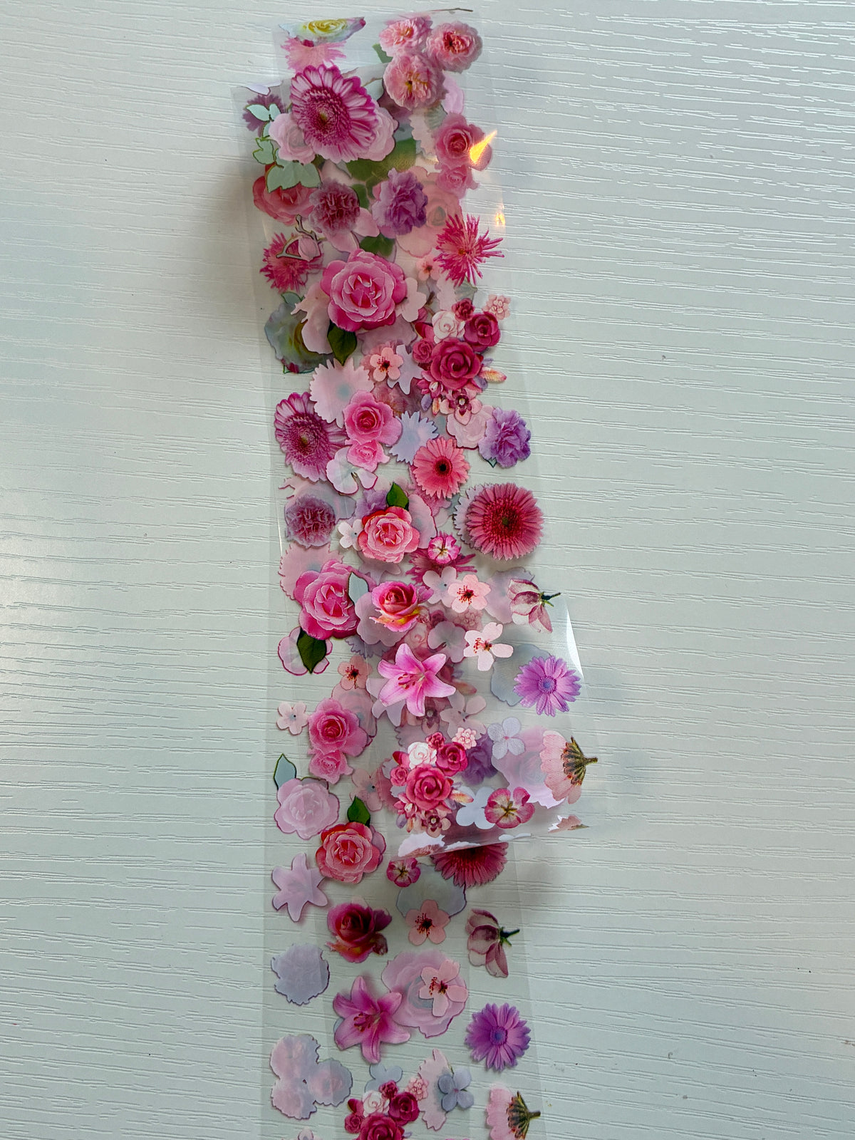 Foil Nail Art – Roses et fleurs roses délicates
